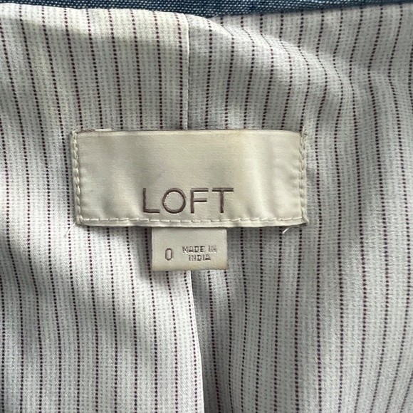 LOFT Linen Blend Blazer - Picture 6 of 7